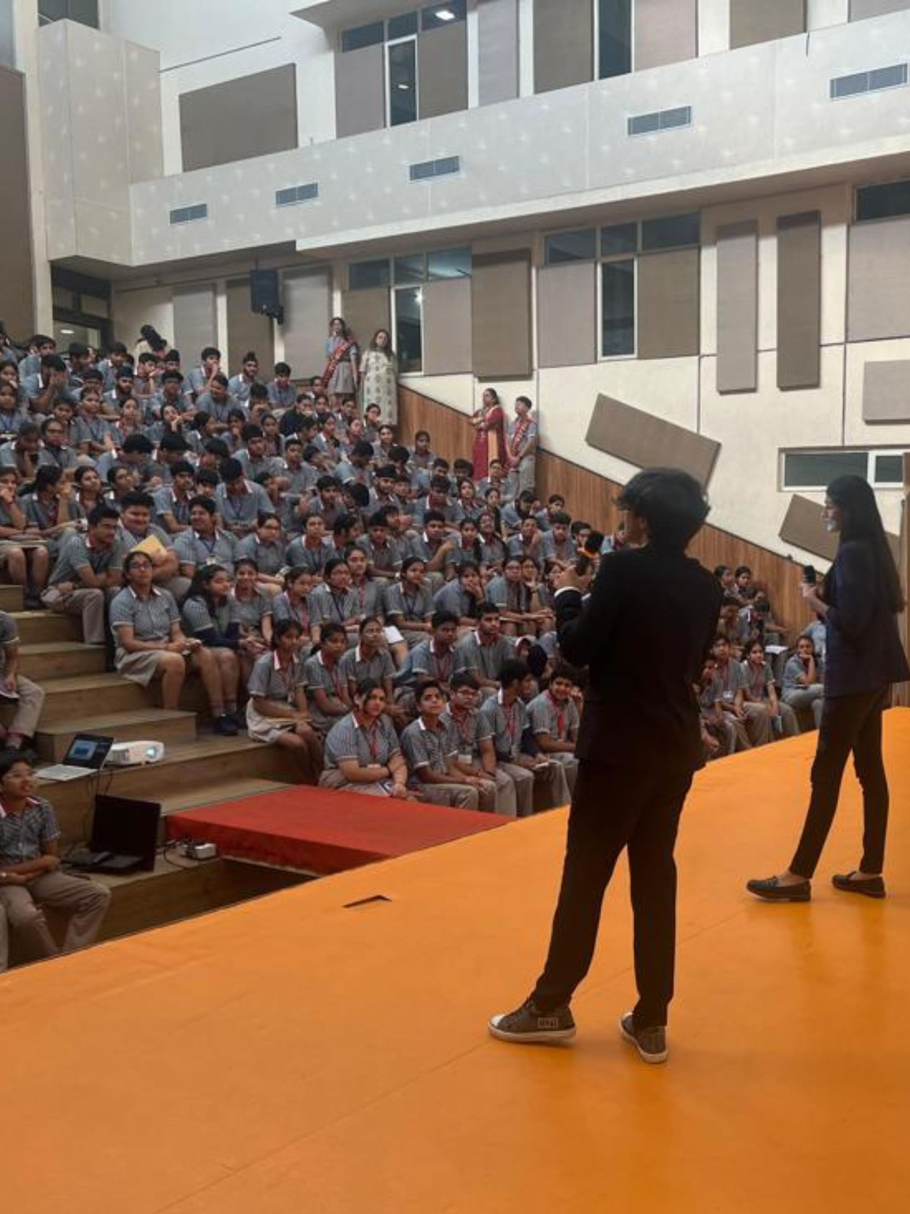 Carbon Footprint Awareness Seminar at Kumar Mangalam Birla School
